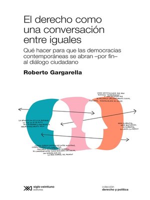 cover image of El derecho como una conversación entre iguales